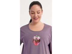 Dámské domácí šaty s&nbsp;krátkým rukávem model 22405633 - Vienetta 4