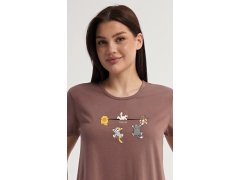 Dámské domácí šaty s&nbsp;krátkým rukávem model 22405619 - Vienetta 3
