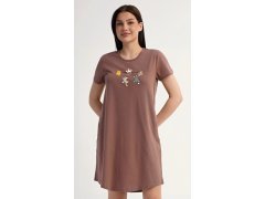 Dámské domácí šaty s&nbsp;krátkým rukávem model 22405619 - Vienetta 8