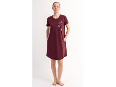 Dámské domácí šaty s&nbsp;krátkým rukávem model 22405607 - Vienetta 4
