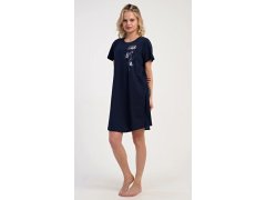 Dámské domácí šaty s&nbsp;krátkým rukávem model 22405607 - Vienetta 5