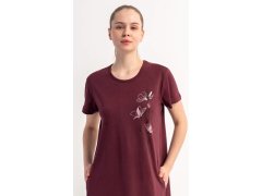 Dámské domácí šaty s&nbsp;krátkým rukávem model 22405607 - Vienetta 6