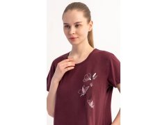 Dámské domácí šaty s&nbsp;krátkým rukávem model 22405607 - Vienetta 8