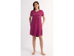 Dámské domácí šaty s&nbsp;krátkým rukávem Simple 2