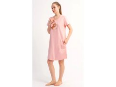 Dámské domácí šaty s&nbsp;krátkým rukávem model 22405598 - Vienetta 2