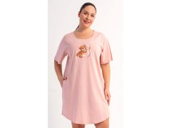 Dámské domácí šaty s&nbsp;krátkým rukávem model 22405598 - Vienetta 4