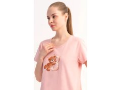 Dámské domácí šaty s&nbsp;krátkým rukávem model 22405598 - Vienetta 6
