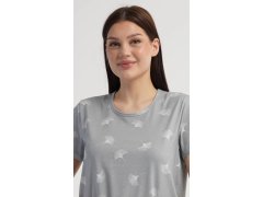 Dámské domácí šaty s&nbsp;krátkým rukávem model 22405588 - Vienetta 4