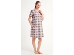Dámské domácí šaty s&nbsp;krátkým rukávem model 22405578 - Vienetta 1