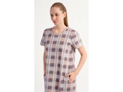 Dámské domácí šaty s&nbsp;krátkým rukávem model 22405578 - Vienetta 2
