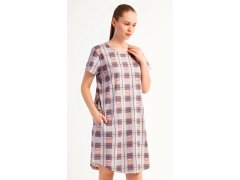 Dámské domácí šaty s&nbsp;krátkým rukávem model 22405578 - Vienetta 3