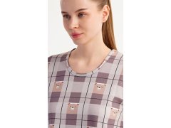 Dámské domácí šaty s&nbsp;krátkým rukávem model 22405578 - Vienetta 4