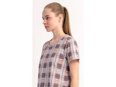 Dámské domácí šaty s&nbsp;krátkým rukávem model 22405578 - Vienetta 6