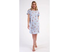 Dámské domácí šaty s&nbsp;krátkým rukávem model 22405486 - Vienetta 1