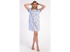 Dámské domácí šaty s&nbsp;krátkým rukávem model 22405486 - Vienetta 2