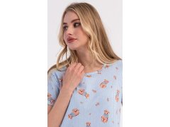Dámské domácí šaty s&nbsp;krátkým rukávem model 22405486 - Vienetta 5