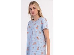 Dámské domácí šaty s&nbsp;krátkým rukávem model 22405486 - Vienetta 6