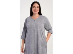 Dámské domácí šaty s&nbsp;tříčtvrtečním rukávem model 22405466 - Vienetta 3