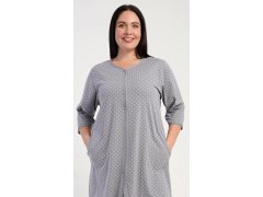 Dámské domácí šaty s&nbsp;tříčtvrtečním rukávem model 22405466 - Vienetta 5