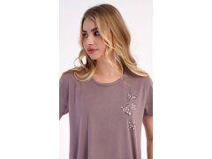 Dámské domácí šaty s&nbsp;krátkým rukávem model 22405196 - Vienetta 4