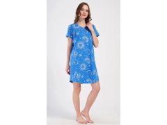 Dámské domácí šaty s&nbsp;krátkým rukávem model 22407144 - Vienetta 2
