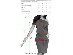 Dámské šaty v chrpové barvě s krátkými rukávy model 7268102 - numoco 7