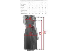 LILA Červené dámské plisované šaty s krátkými rukávy model 8714419 LILA - numoco 7