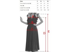 Dámské šifonové šaty ve vínové bordó barvě s krajkovým výstřihem model 18503932 - numoco 7