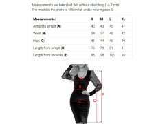 Černé elegantní velurové dámské šaty s rukávy model 20534061 - numoco 6