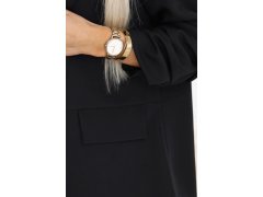 Dámské klasické sako s rukávy ČERNÉ model 20970039 - numoco basic 6