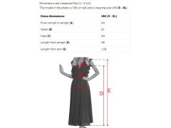 Midi sukně se zlatými knoflíky a&nbsp;vázáním MOUSSE model 20998463 - numoco basic 8