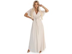 Dlouhé šaty se výstřihem a&nbsp;kosticemi BEACH model 21108179 - numoco basic 1