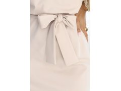 šaty s&nbsp;asymetrickou sukní a&nbsp;páskem BEACH model 21146245 - numoco 5