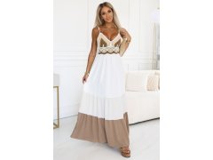 Dlouhé šaty bez ramínek s&nbsp;vrškem boho model 21212552 - numoco basic 3