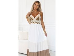 Dlouhé šaty bez ramínek s&nbsp;vrškem boho model 21212552 - numoco basic 5