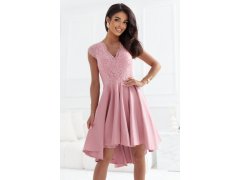 elegantní šaty s&nbsp;delšími zády a&nbsp;výstřihem ROSE model 21229994 - numoco 1