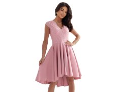 elegantní šaty s&nbsp;delšími zády a&nbsp;výstřihem ROSE model 21229994 - numoco 2
