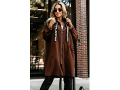 Ležérní kabát se zipem a&nbsp;detaily model 21379611 - numoco basic 3
