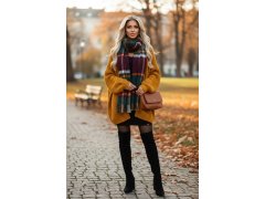 model 21483407 Pohodlné netopýří šaty s dlouhým rukávem černé - numoco 3