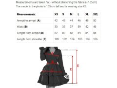 model 21794482 Elegantní midi šaty s obálkovým výstřihem a tylovými rukávy černé - numoco 7