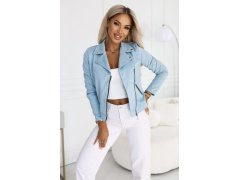 Semišová bunda ve stylu s&nbsp;dlouhými rukávy a&nbsp;zipy – model 22283824 - numoco basic 4