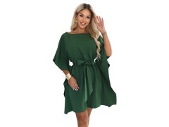 SOFIA Dámské šaty typu s vázáním v pase – zelené model 22351177 - numoco 4