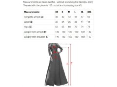 Elegantní maxi šaty s se a rukávy – vínová model 22401926 - numoco 1