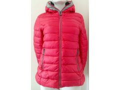 Dámská prošívaná bunda s&nbsp;kapucí červená model 21734779 - Good looking