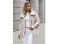 Dámská přechodná bunda model 22064242 krémová Dstreet - FashionStreet