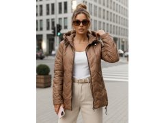 Dámská přechodná bunda model 22095430 hnědá - FashionStreet