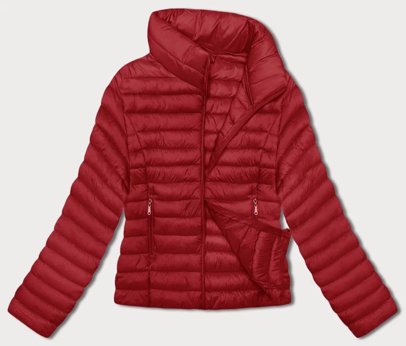 Červená dámská bunda se stojáčkem model 21135588 - Good looking