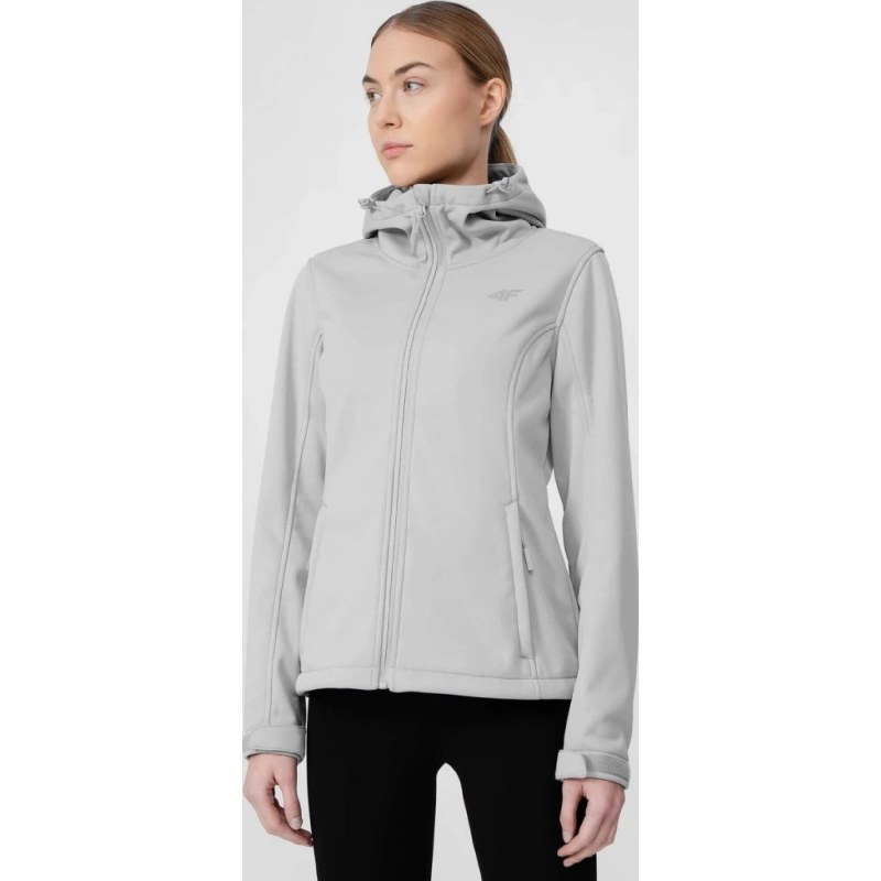 Dámská softshellová bunda model 22022624 šedá - 4F