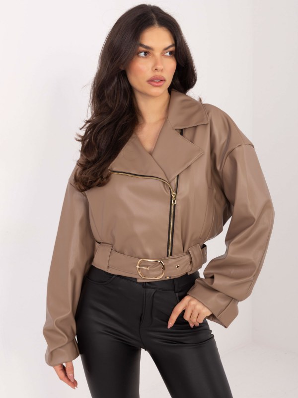 Dámská bunda model 22034923 hnědá - FPrice