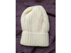Dámská pletená čepice model 20882603 krémová - FPrice